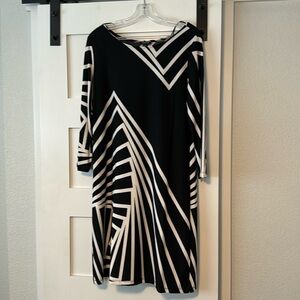 Forever black and white dress, size XL, never worn
